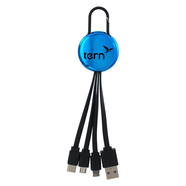 METALLIC EASY CLIP 3 IN 1 CHARGING CABLE... from ASI 30208 A P Specialties / AP Specialties
