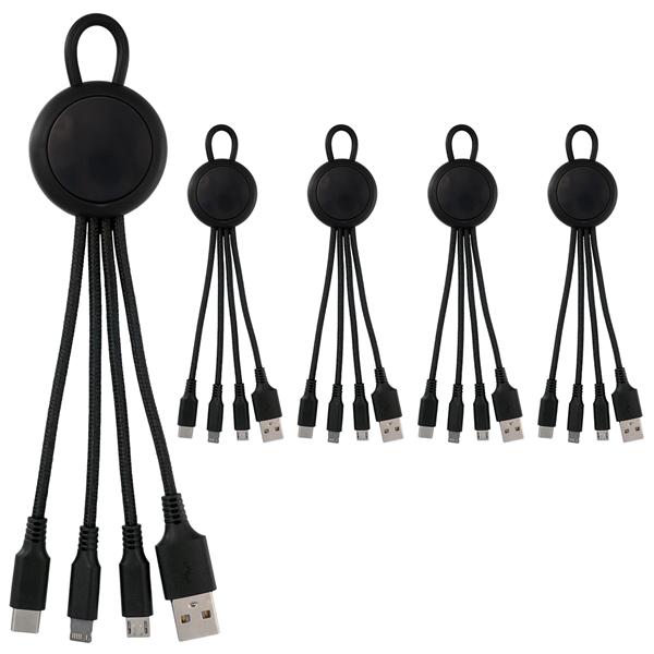 COLOR LIGHT UP LOOP 3-IN-1 CHARGING CABLE... from ASI 30208 A P Specialties / AP Specialties