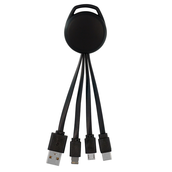 COLOR LIGHT UP VIVID 3-IN-1 CHARGING CABLE... from ASI 30208 A P Specialties / AP Specialties