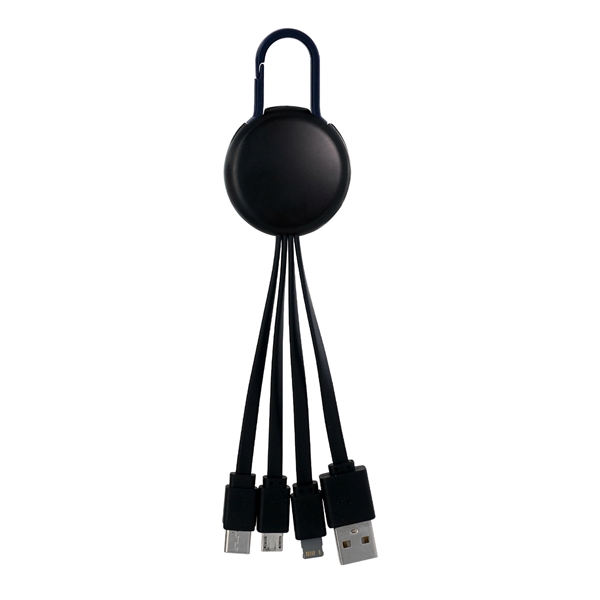 LIGHT UP LOGO CLIP 3 IN 1 CHARGING CABLE... from ASI 30208 A P Specialties / AP Specialties