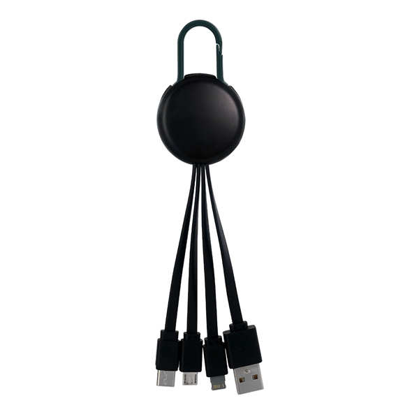 LIGHT UP LOGO CLIP 3 IN 1 CHARGING CABLE... from ASI 30208 A P Specialties / AP Specialties