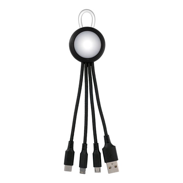 CLEARVIEW LIGHT UP LOOP 3-IN-1 CHARGING CABLE... from ASI 30208 A P Specialties / AP Specialties