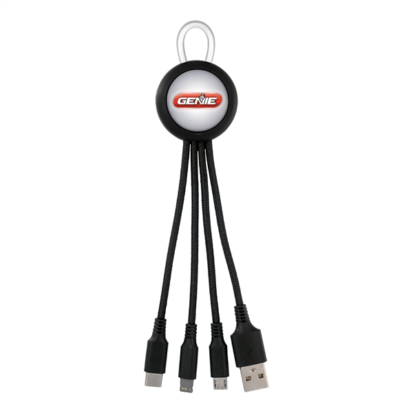 CLEARVIEW LIGHT UP LOOP 3-IN-1 CHARGING CABLE... from ASI 30208 A P Specialties / AP Specialties