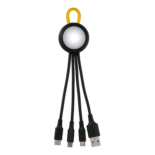 CLEARVIEW LIGHT UP LOOP 3-IN-1 CHARGING CABLE... from ASI 30208 A P Specialties / AP Specialties