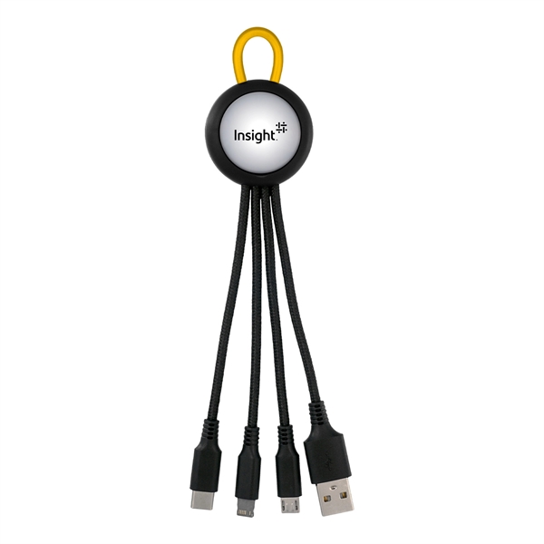 CLEARVIEW LIGHT UP LOOP 3-IN-1 CHARGING CABLE... from ASI 30208 A P Specialties / AP Specialties