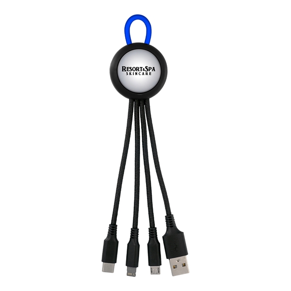 CLEARVIEW LIGHT UP LOOP 3-IN-1 CHARGING CABLE... from ASI 30208 A P Specialties / AP Specialties