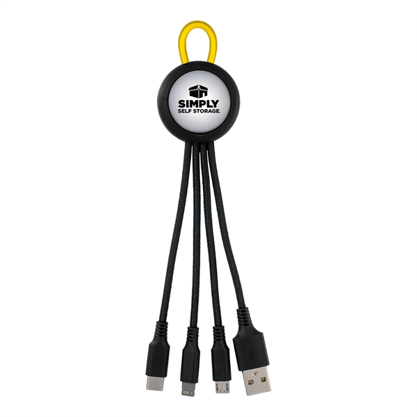 CLEARVIEW LIGHT UP LOOP 3-IN-1 CHARGING CABLE... from ASI 30208 A P Specialties / AP Specialties