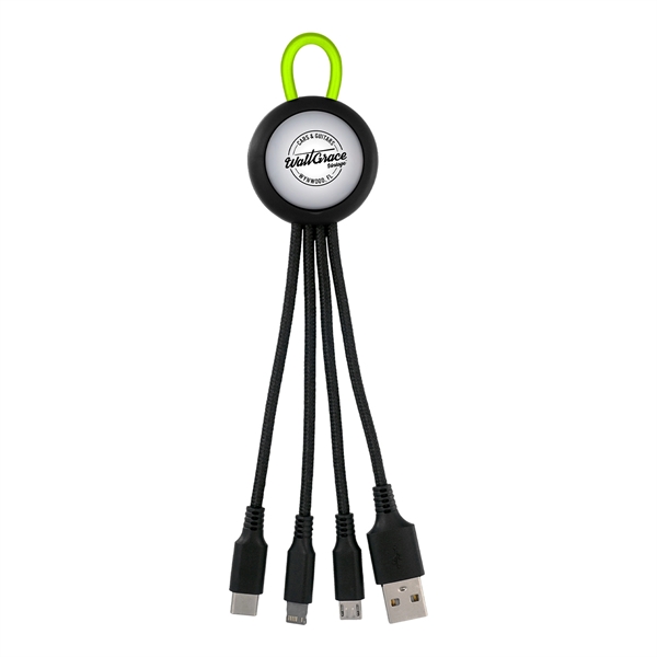 CLEARVIEW LIGHT UP LOOP 3-IN-1 CHARGING CABLE... from ASI 30208 A P Specialties / AP Specialties
