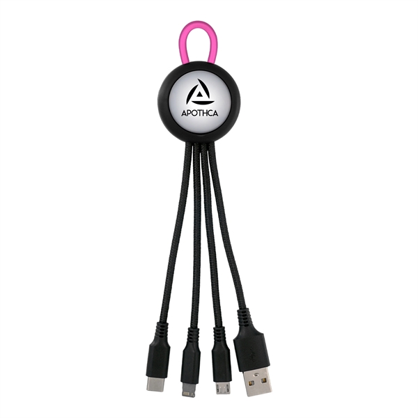 CLEARVIEW LIGHT UP LOOP 3-IN-1 CHARGING CABLE... from ASI 30208 A P Specialties / AP Specialties