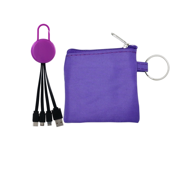 COLORFUL POUCH & CABLE SET... from ASI 30208 A P Specialties / AP Specialties