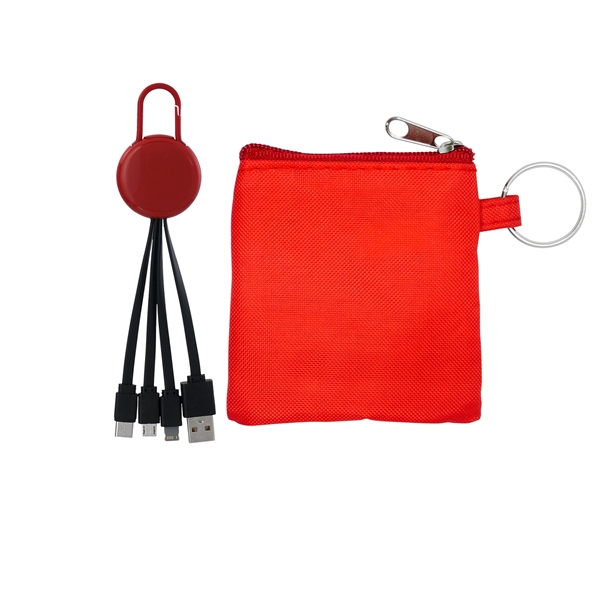 COLORFUL POUCH & CABLE SET... from ASI 30208 A P Specialties / AP Specialties