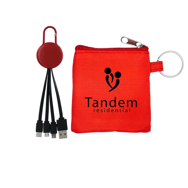 COLORFUL POUCH & CABLE SET... from ASI 30208 A P Specialties / AP Specialties