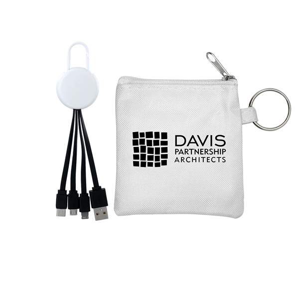 COLORFUL POUCH & CABLE SET... from ASI 30208 A P Specialties / AP Specialties