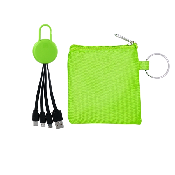 COLORFUL POUCH & CABLE SET... from ASI 30208 A P Specialties / AP Specialties