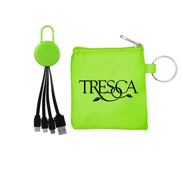 COLORFUL POUCH & CABLE SET... from ASI 30208 A P Specialties / AP Specialties