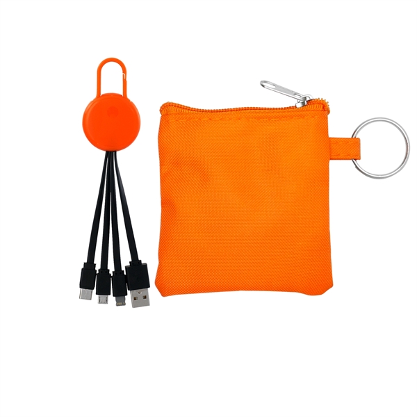 COLORFUL POUCH & CABLE SET... from ASI 30208 A P Specialties / AP Specialties