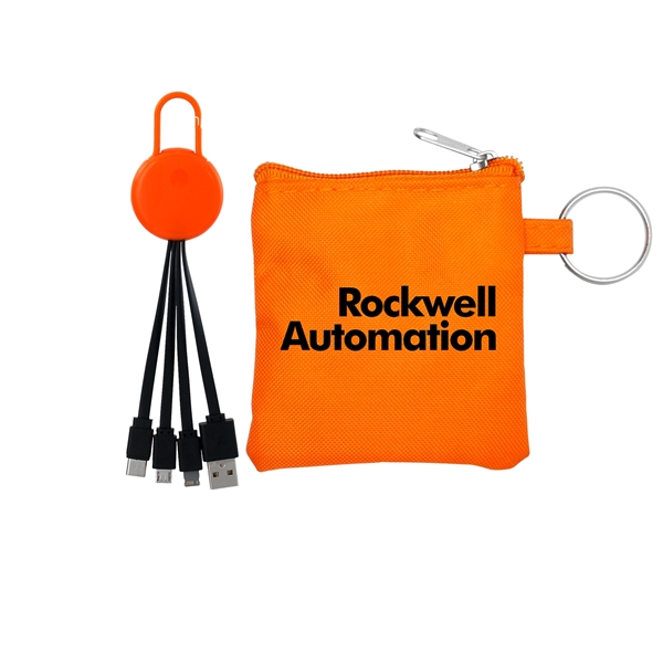 COLORFUL POUCH & CABLE SET... from ASI 30208 A P Specialties / AP Specialties