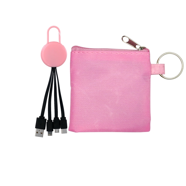 COLORFUL POUCH & CABLE SET... from ASI 30208 A P Specialties / AP Specialties