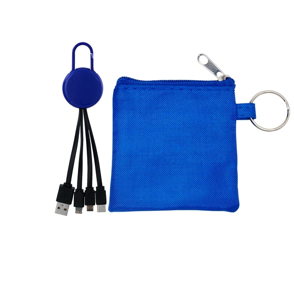 COLORFUL POUCH & CABLE SET... from ASI 30208 A P Specialties / AP Specialties