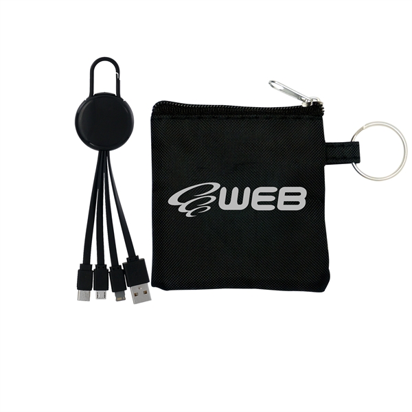 COLORFUL POUCH & CABLE SET... from ASI 30208 A P Specialties / AP Specialties