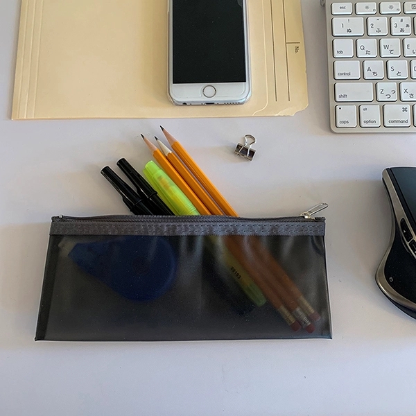 8 1/4" x 3 3/8" vinyl travel pouch with zipper closure.... from ASI 62660 Innovation Line