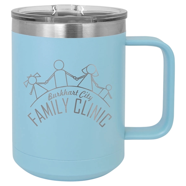 Polar Camel Vacuum Insulated Mug with Slider Lid 15 oz.... from ASI 72657 Active Life Promo / Apres Ski