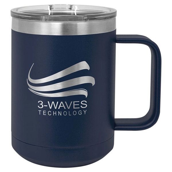 Polar Camel Vacuum Insulated Mug with Slider Lid 15 oz.... from ASI 72657 Active Life Promo / Apres Ski