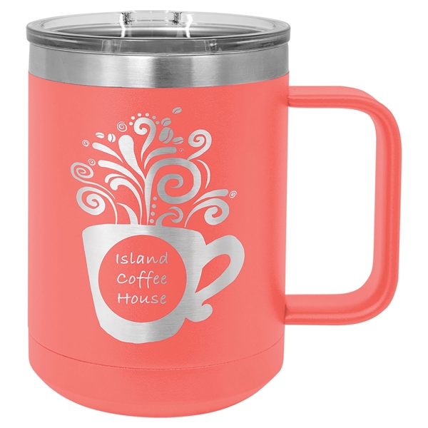 Polar Camel Vacuum Insulated Mug with Slider Lid 15 oz.... from ASI 72657 Active Life Promo / Apres Ski