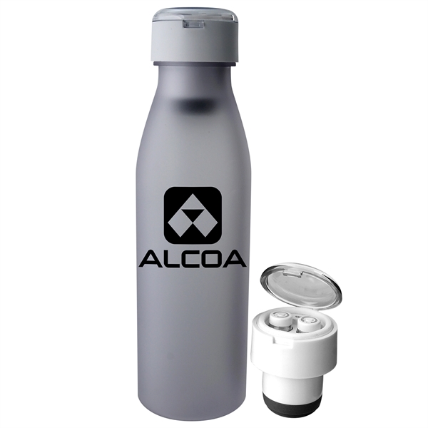 SILHOUETTE BLUETOOTH EAR BUD BOTTLE... from ASI 30208 A P Specialties / AP Specialties