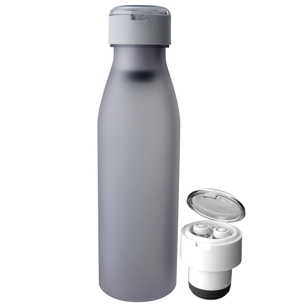 SILHOUETTE BLUETOOTH EAR BUD BOTTLE... from ASI 30208 A P Specialties / AP Specialties