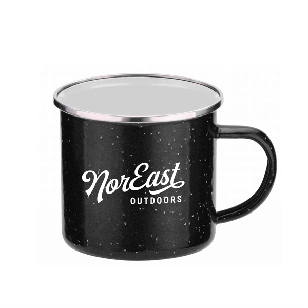 16 oz. campfire mug made of iron and stainless steel with... from ASI 63549 Jornik Manufacturing Corp / Jornik