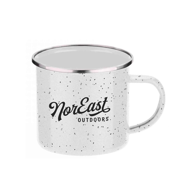 16 oz. campfire mug made of iron and stainless steel with... from ASI 63549 Jornik Manufacturing Corp / Jornik