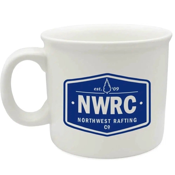 14 Oz. Matte Ceramic Camp Mug... from ASI 52475 Xpres LLC