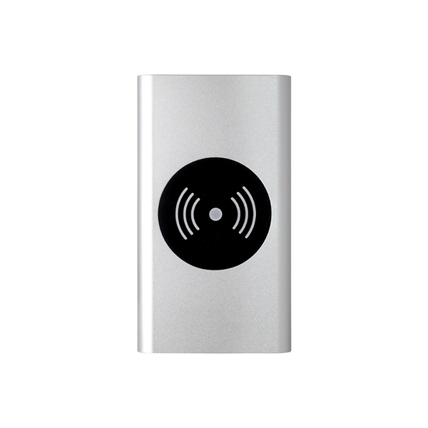 UL BRUSHED METAL HIGH DENSITY WIRELESS POWER BANK... from ASI 30208 A P Specialties / AP Specialties