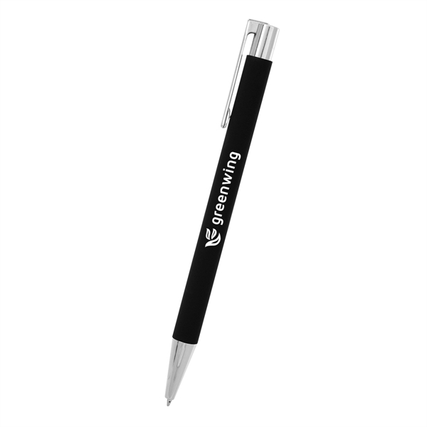Plunger-action Beatrix pen with a rubberized aluminum body for taking notes... from ASI 61125 Hit Promotional Products / Hit®