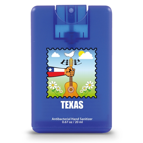 Credit card style antibacterial hand sanitizer spray with citrus scent.... from ASI 90807 Tekweld