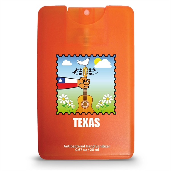 Credit card style antibacterial hand sanitizer spray with citrus scent.... from ASI 90807 Tekweld