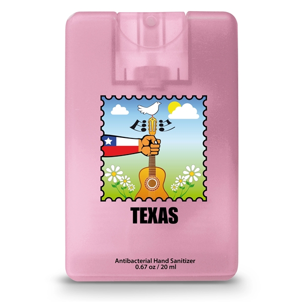 Credit card style antibacterial hand sanitizer spray with citrus scent.... from ASI 90807 Tekweld