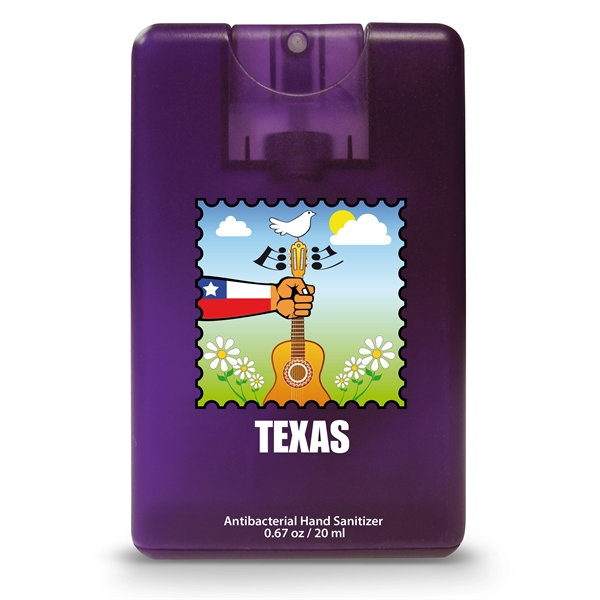 Credit card style antibacterial hand sanitizer spray with citrus scent.... from ASI 90807 Tekweld