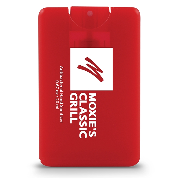 Credit card style antibacterial hand sanitizer spray with citrus scent.... from ASI 90807 Tekweld