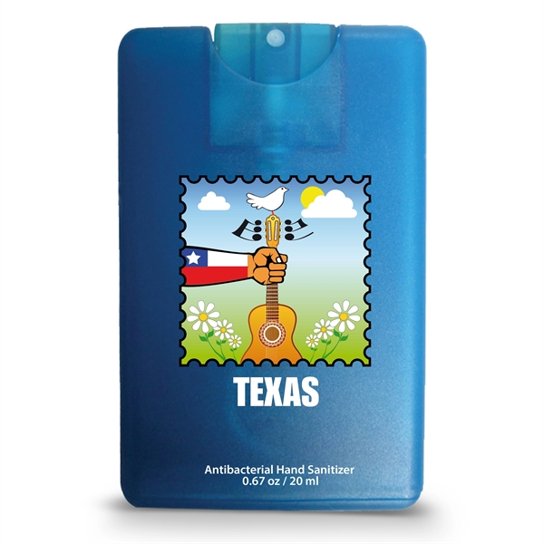 Credit card style antibacterial hand sanitizer spray with citrus scent.... from ASI 90807 Tekweld