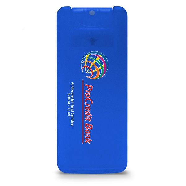 Mini credit card style antibacterial hand sanitizer spray, 0.40 oz/12 ml.... from ASI 90807 Tekweld