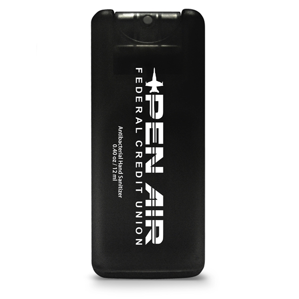 Mini credit card style antibacterial hand sanitizer spray, 0.40 oz/12 ml.... from ASI 90807 Tekweld