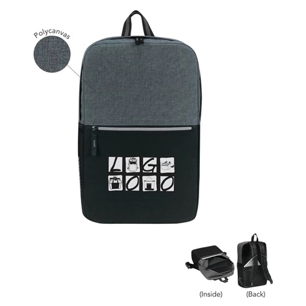 Classic 15" Computer Backpack. Polycanvas 600D. Approximate Size: 11.5" x 17"... from ASI 46420 Continental Mkting Svc Inc / CMBags