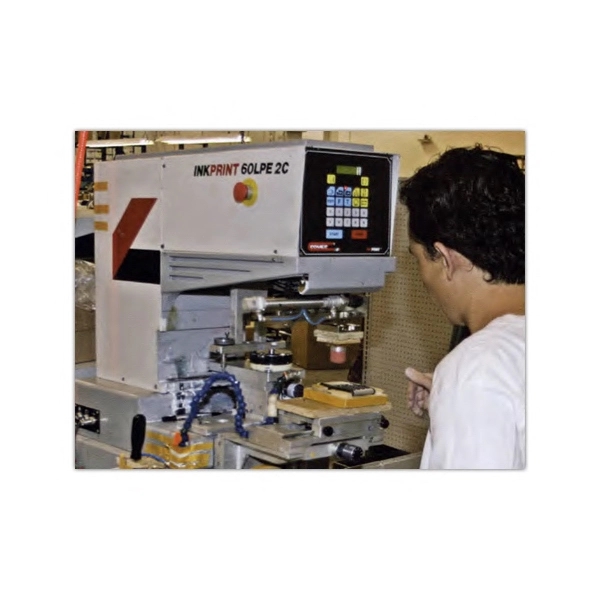 Contract pad printing for garments.... from ASI 31570 Advantage Industries / AdVantage Line®