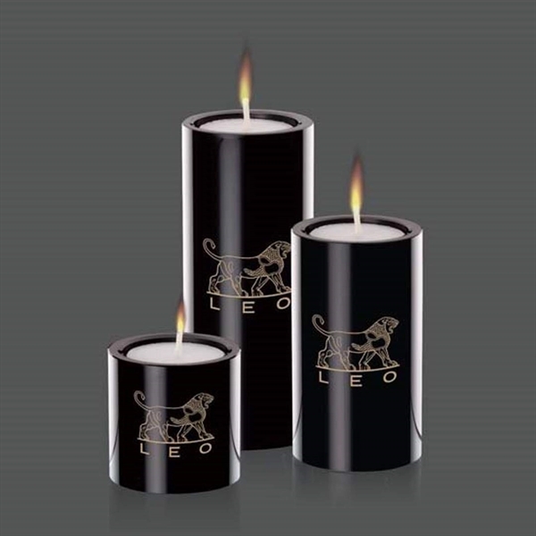 Candleholders - Black Optical Crystal (Set of 3).... from ASI 84592 St Regis Group