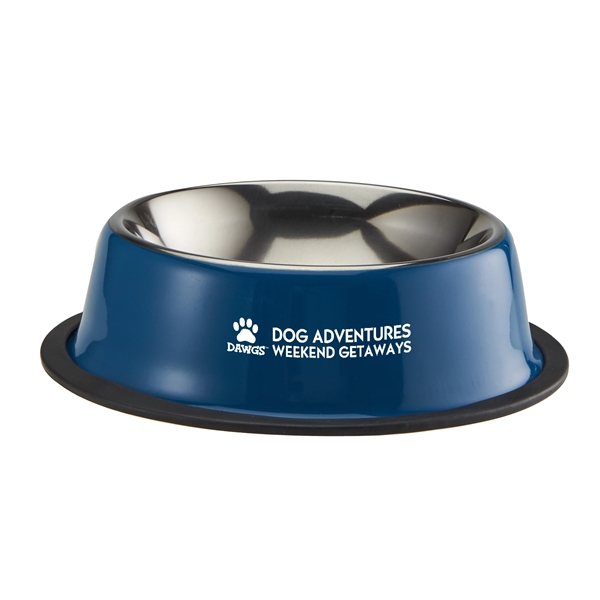 Stainless steel medium sized pet bowl that holds 12 ounces of... from ASI 52840 Evans Manufacturing