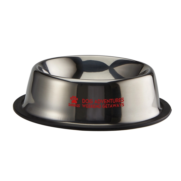 Stainless steel medium sized pet bowl that holds 12 ounces of... from ASI 52840 Evans Manufacturing
