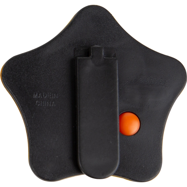 Star flashing light with clip on back and on/off button.... from ASI 54100 Fields Manufacturing Inc / TargetLine®