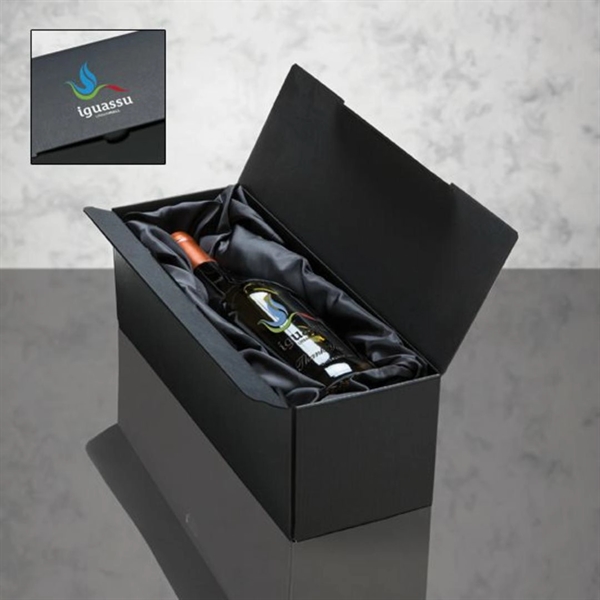 The Bergamo Corrugated Gift Box features foam inserts that nestle you... from ASI 84592 St Regis Group